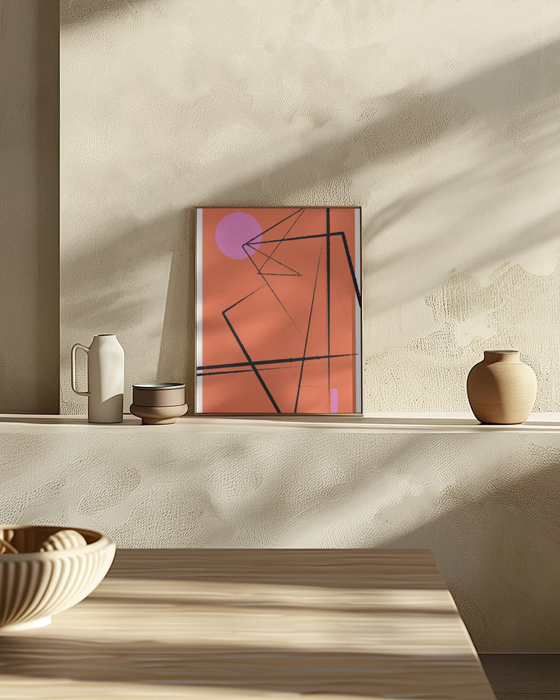 Angular Lines No 15 Poster